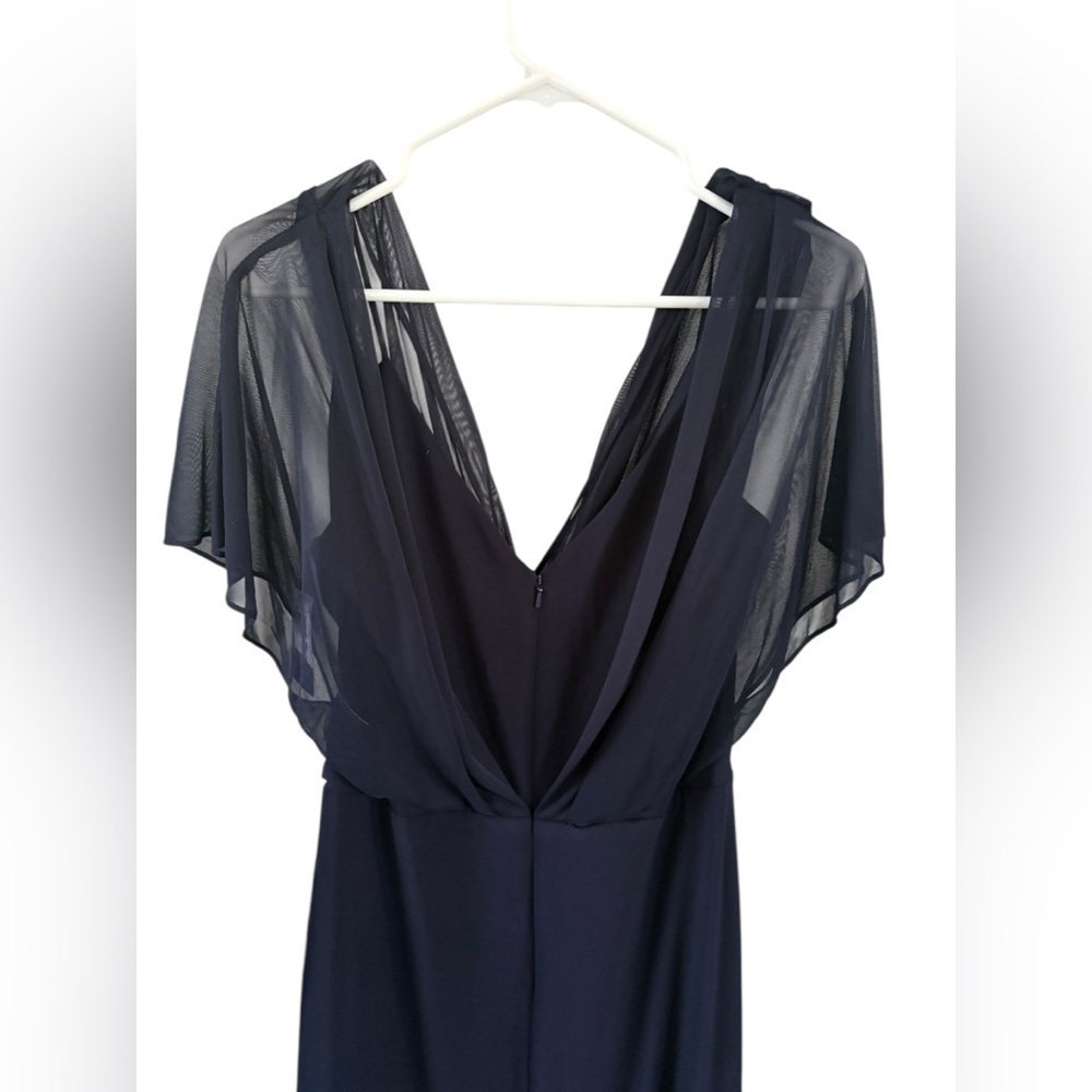 Betsy & Adam Navy Blue Maxi Dress - Picture 9 of 12